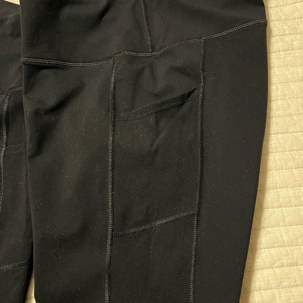 Black womens leggings - Picture 3 of 3